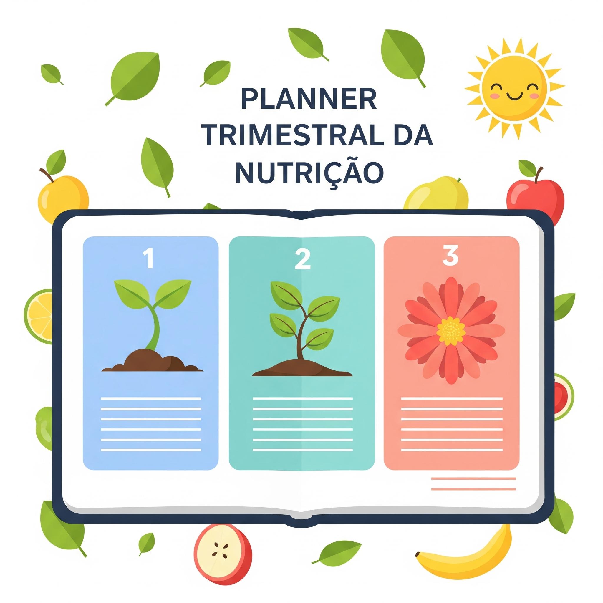 📋 Planner Trimestral da Nutrição