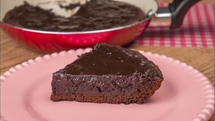 BROWNIE A LA SARTÉN (3 INGREDIENTES)